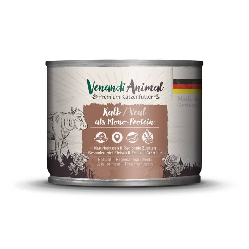 Venandi Animal - Kalb als Monoprotein 12x200g von Venandi Animal