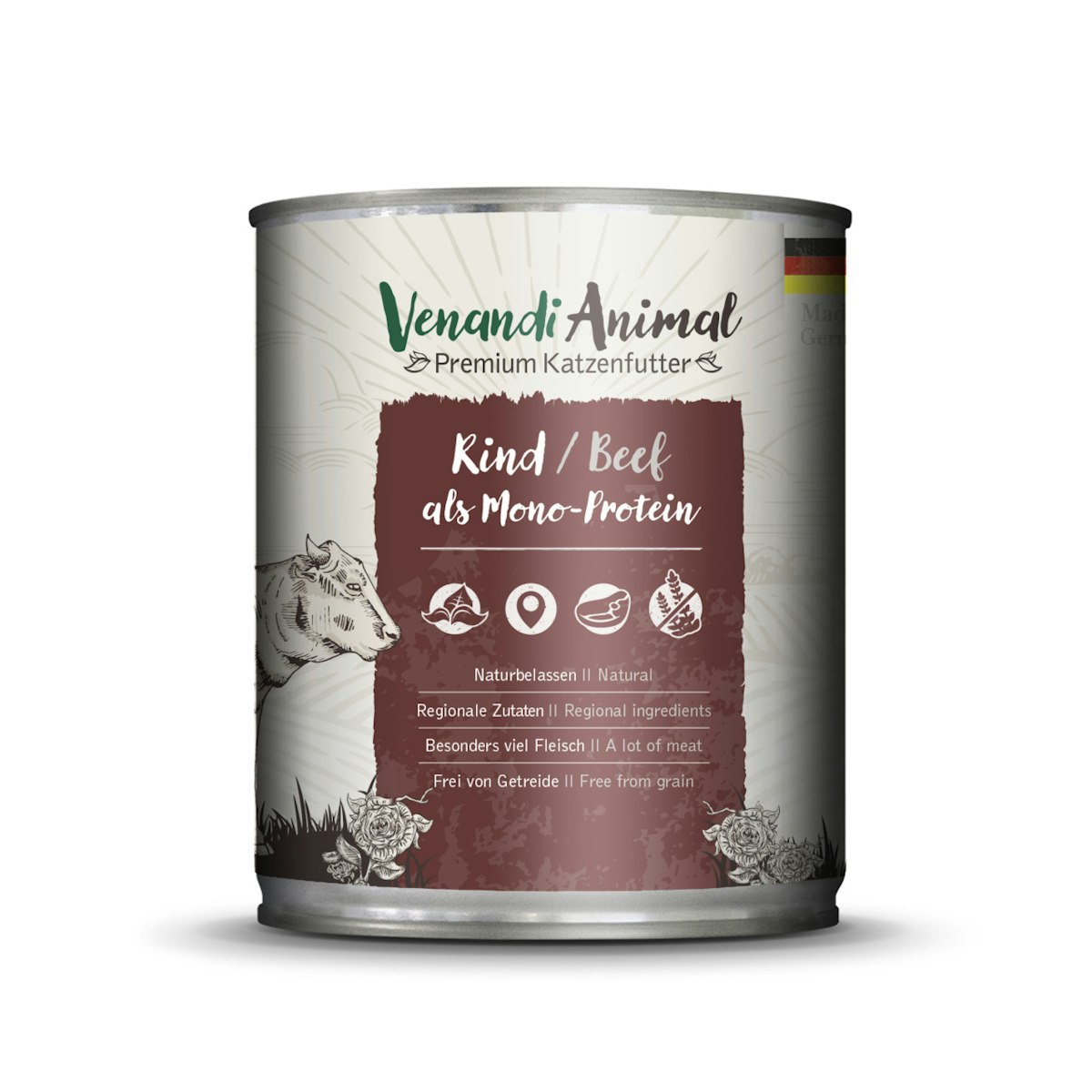 Venandi Animal Monoprotein 800g Katzennassfutter von Venandi Animal