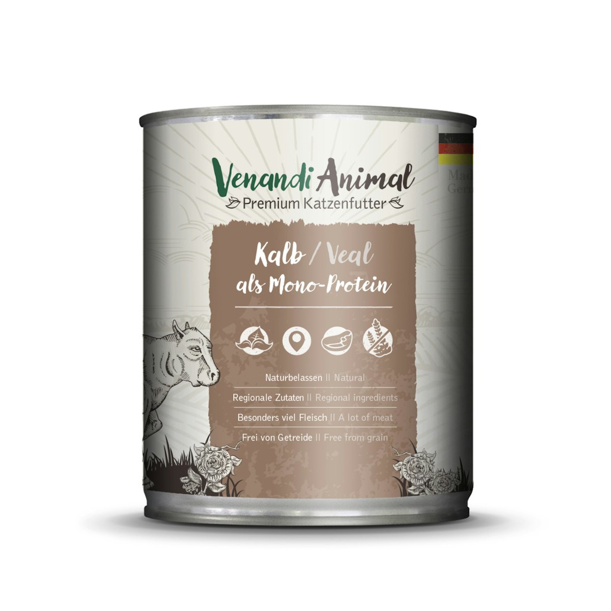 Venandi Animal Monoprotein 800g Katzennassfutter von Venandi Animal