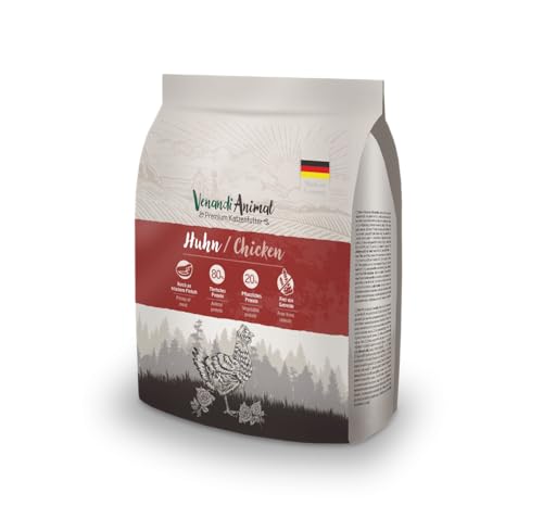 Venandi Animal – Premium Katzenfutter – Huhn, mit viel frischem Geflügel, Trockenfutter, getreidefrei 1er Pack (1 x 300g) von VenandiAnimal