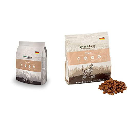 Venandi Animal Premium Trockenfutter für Katzen, Lamm,getreidefrei mit viel frischem Fleisch, 300 g & Premium Trockenfutter für Katzen, Huhn,getreidefrei mit viel frischem Fleisch, 300 g Venandi Animal Premium Trockenfutter für Katzen, Lamm,getreidefrei mit viel frischem Fleisch, 300 g & Premium Trockenfutter für Katzen, Huhn,getreidefrei mit viel frischem Fleisch, 300 g von VenandiAnimal