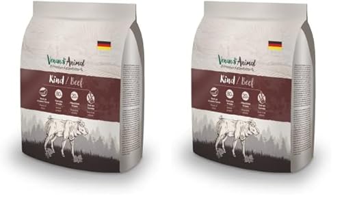 Venandi Animal Premium Trockenfutter für Katzen, Rind,getreidefrei mit viel frischem Fleisch, 300 g (Packung mit 2) von VenandiAnimal
