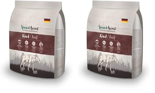 Venandi Animal Premium Trockenfutter für Katzen, Rind,getreidefrei mit viel frischem Fleisch, 300 g (Packung mit 2) von Venandi Animal