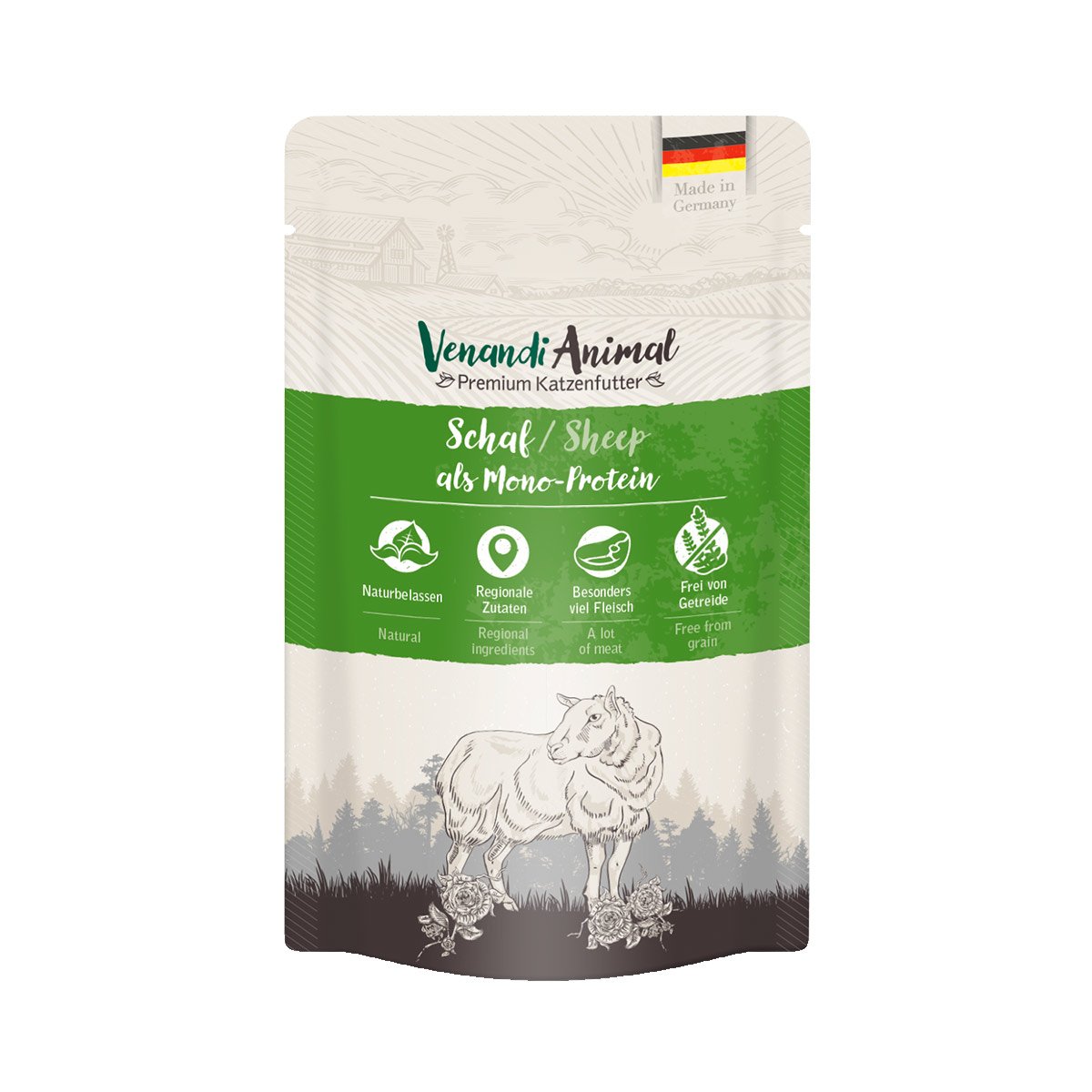 Venandi Animal Schaf als Monoprotein 24x125g Venandi Animal Schaf als Monoprotein 24x125g von Venandi Animal