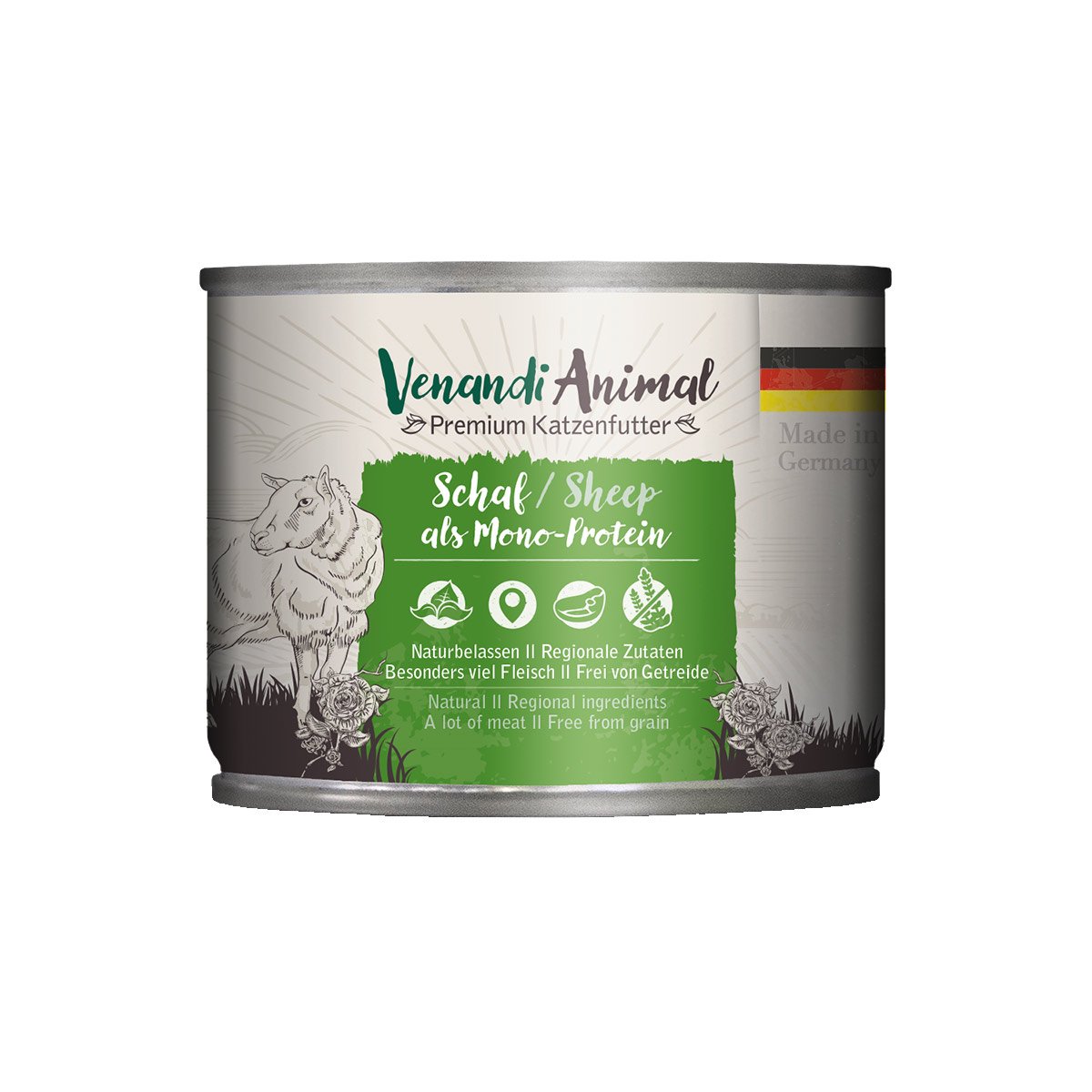 Venandi Animal Schaf als Monoprotein 6x200g von Venandi Animal