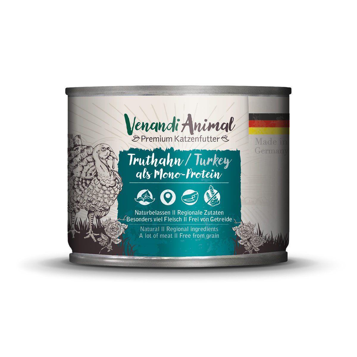 Venandi Animal - Truthahn als Monoprotein 12x200g von Venandi Animal