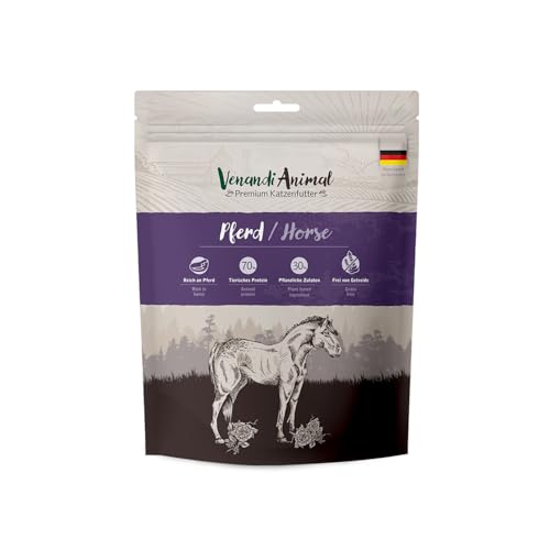 Venandi Animal - Premium Trockenfutter für Katzen - Pferd, 1er Pack (1 x 0,3kg), getreidefrei von VenandiAnimal