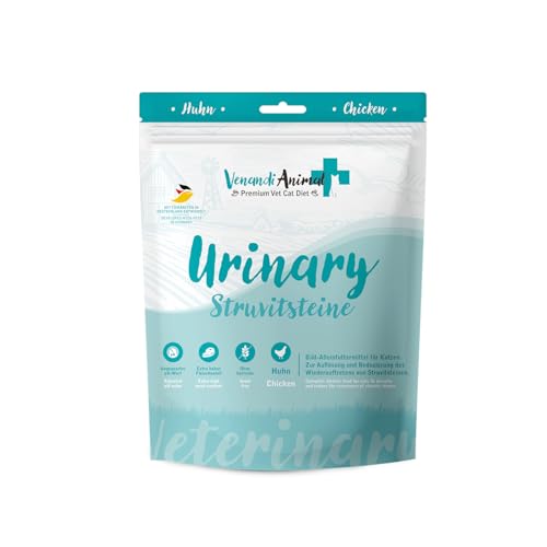 Venandi Animal Vet - Premium Trockenfutter für Katzen - Diät - Urinary - Struvitsteine - Huhn, 1er Pack (1 x 0,3kg), getreidefrei von VenandiAnimal