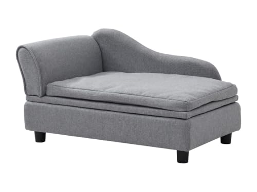 Vente-unique-Tierecksofa mit Stauraum - 76 x 45 x 42 cm - Grau meliert - BARAMITA Vente-unique-Tierecksofa mit Stauraum - 76 x 45 x 42 cm - Grau meliert - BARAMITA von Vente-unique