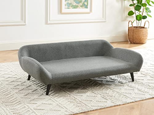 Vente-unique-Tiersofa - 99 x 61 cm - Stoff & Metall - Grau - ZOLIA von Vente-unique
