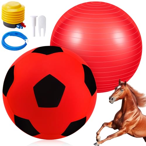 VercanMonth Riesiger Herding Ball mit Kugelabdeckung, 101,6 cm, Anti-Burst, bitte beobachten Sie den Videorekorder zum Aufpumpen, Pferdespielzeug für Pferde, Stall, Unterhaltung, Spielen, Pumpe im VercanMonth Riesiger Herding Ball mit Kugelabdeckung, 101,6 cm, Anti-Burst, bitte beobachten Sie den Videorekorder zum Aufpumpen, Pferdespielzeug für Pferde, Stall, Unterhaltung, Spielen, Pumpe im von VercanMonth