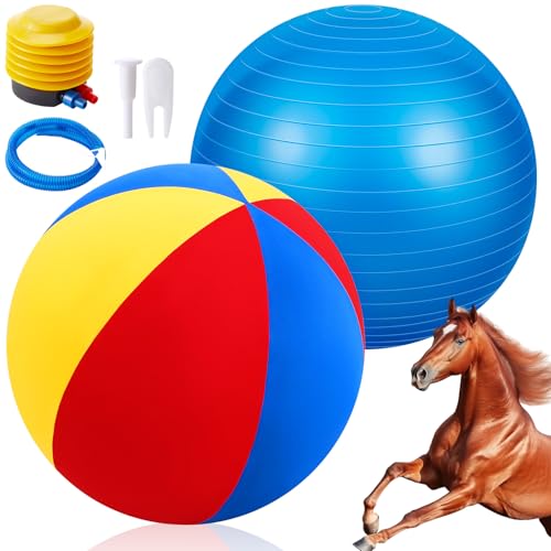 VercanMonth Riesiger Herding Ball mit Kugelabdeckung, 122 cm, Anti-Burst-Ball, Bitte sehen Sie Sich Videorekorder an, wie Man das Spielzeug für Pferde aufpumpt VercanMonth Riesiger Herding Ball mit Kugelabdeckung, 122 cm, Anti-Burst-Ball, Bitte sehen Sie Sich Videorekorder an, wie Man das Spielzeug für Pferde aufpumpt von VercanMonth