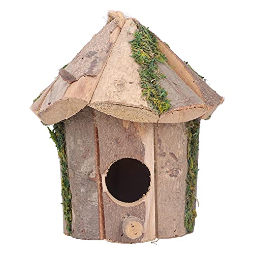 Bird Supplies Innovatives Vogelhaus aus Holz zum Aufhängen, klein, exquisit für den Außenbereich, Gartenarbeit, Hof von Verdant Touch