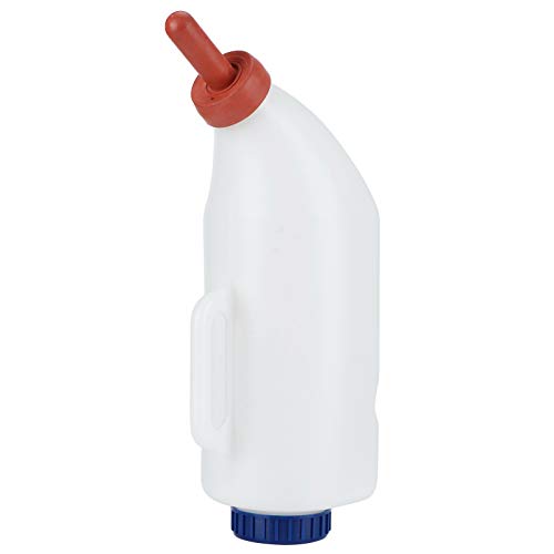 Kalb Fütterung Werkzeug 4L Kalb Milch Flasche mit Griff Abnehmbare Nippel Fütterung Ausrüstung Vieh Zubehör von Verdant Touch
