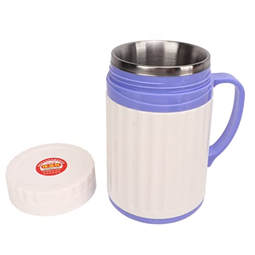 Schwein Samen Isolierung Tasse 650ML Schweinesamen Sammlung Isolierung Tasse Edelstahl Probenbehälter mit elastischen Bändern 650ML von Verdant Touch