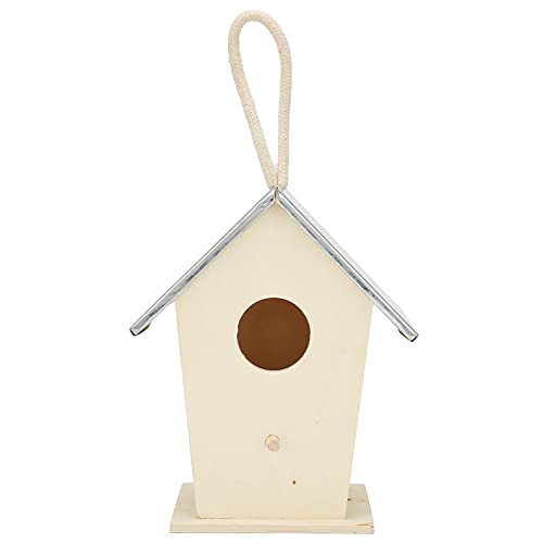 Vogel Nistkasten Holz Vogelhaus Hängende Zucht Nistkäfig Box für Outdoor Garten Deko Zubehör von Verdant Touch