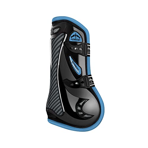 Veredus Gamaschen Carbon Gel Vento Front Größe/Farbe S/schwarz/hellblau von Veredus