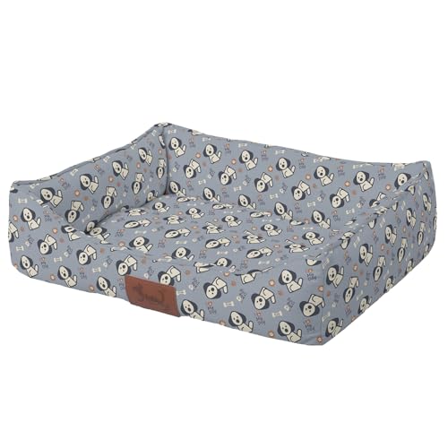 Versapet Hundebett Grosse Hunde, Hundekorb waschbar, mit Anti-Rutsch-Boden PlüSch Hundekorb für Grosse Hunde und Katzen, 88x66x20 cm, Grau Versapet Hundebett Grosse Hunde, Hundekorb waschbar, mit Anti-Rutsch-Boden PlüSch Hundekorb für Grosse Hunde und Katzen, 88x66x20 cm, Grau von Versapet