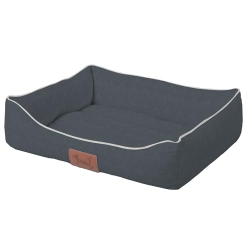 Versapet Hundebett Grosse Hunde, Hundekorb waschbar, mit Anti-Rutsch-Boden PlüSch Hundekorb für Hunde und Katzen, 88x66x20 cm Blau Versapet Hundebett Grosse Hunde, Hundekorb waschbar, mit Anti-Rutsch-Boden PlüSch Hundekorb für Hunde und Katzen, 88x66x20 cm Blau von Versapet