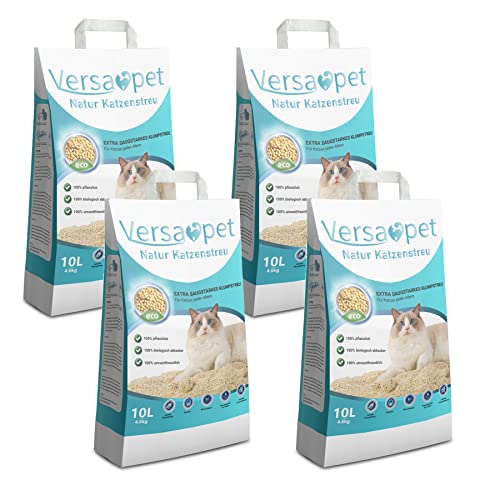 Versapet TOFU Katzenstreu klumpend Klumpstreu 4 x 4,6 kg Versapet TOFU Katzenstreu klumpend Klumpstreu 4 x 4,6 kg von Versapet