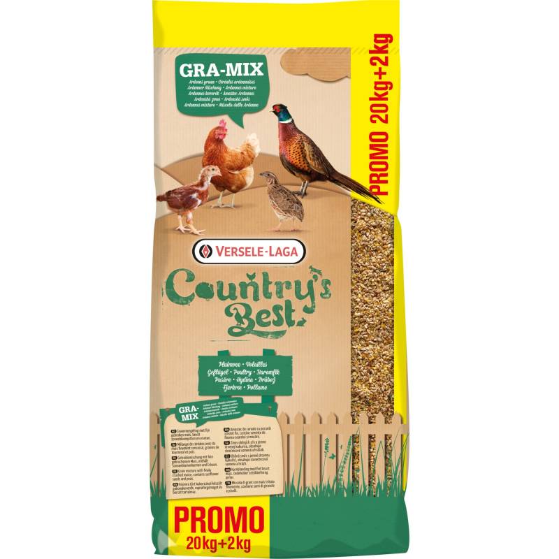 2 kg gratis! 22 kg Versele-Laga Country's Best - Gra-Mix Ardenner Mischung 2 kg gratis! 22 kg Versele-Laga Country's Best - Gra-Mix Ardenner Mischung von Versele Laga Country's Best