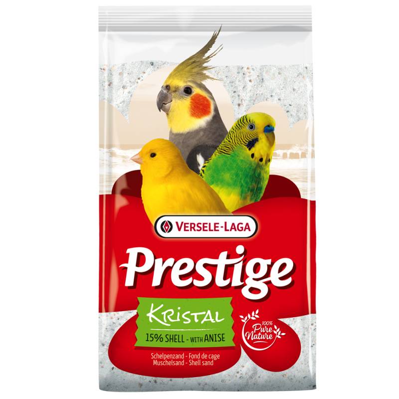 Prestige Kristal Muschelsand - 15 kg (3 x 5 kg) von Versele Laga