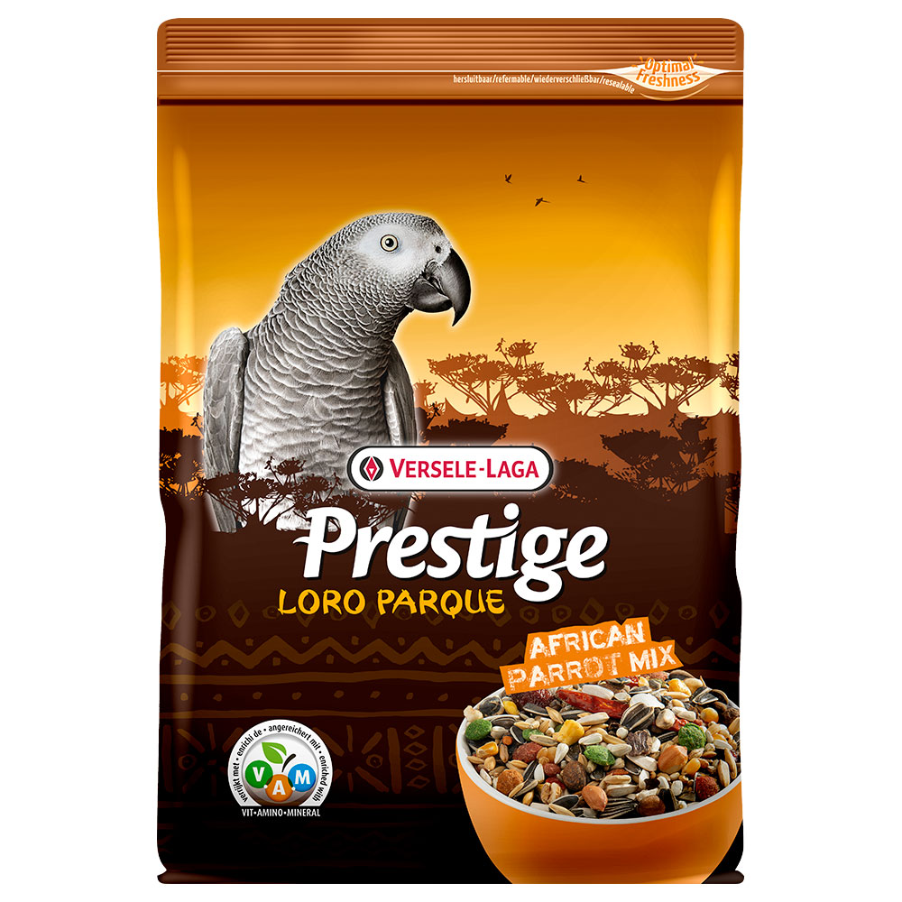 Prestige Loro Parque African Papagei Mix - 1 kg Prestige Loro Parque African Papagei Mix - 1 kg von Versele Laga