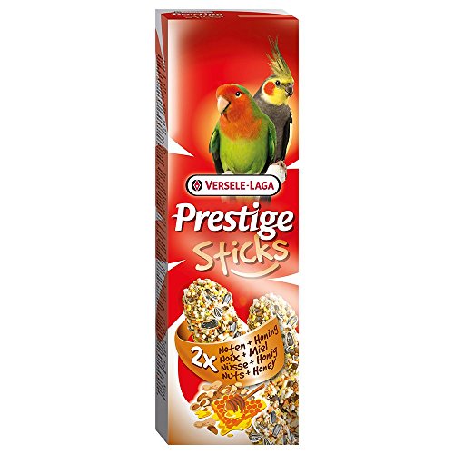 Prestige Sticks Großsittiche Nüsse + Honig - 2 Stück 140g von Versele-laga