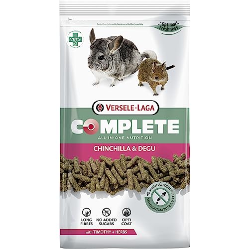 Versele-Laga - Complete Chinchilla & Degu - Extrudiertes Alleinfutter für Chinchillas und Degus - 1,75kg Versele-Laga - Complete Chinchilla & Degu - Extrudiertes Alleinfutter für Chinchillas und Degus - 1,75kg von Versele-Laga