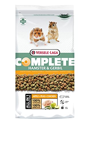 VERSELE-LAGA - Complete Hamster & Gerbil - Eiweißreiches extrudiertes Alleinfutter - 2kg von Versele-Laga