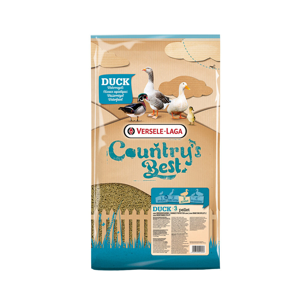 Versele-Laga Country's Best Duck 3 Pellet - 5 kg Versele-Laga Country's Best Duck 3 Pellet - 5 kg von Versele-Laga