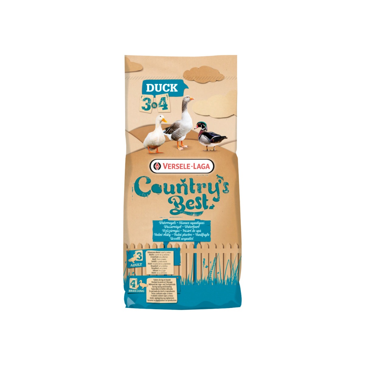 Versele-Laga Country's Best Duck 4 Pellet - 20 kg von Versele-Laga