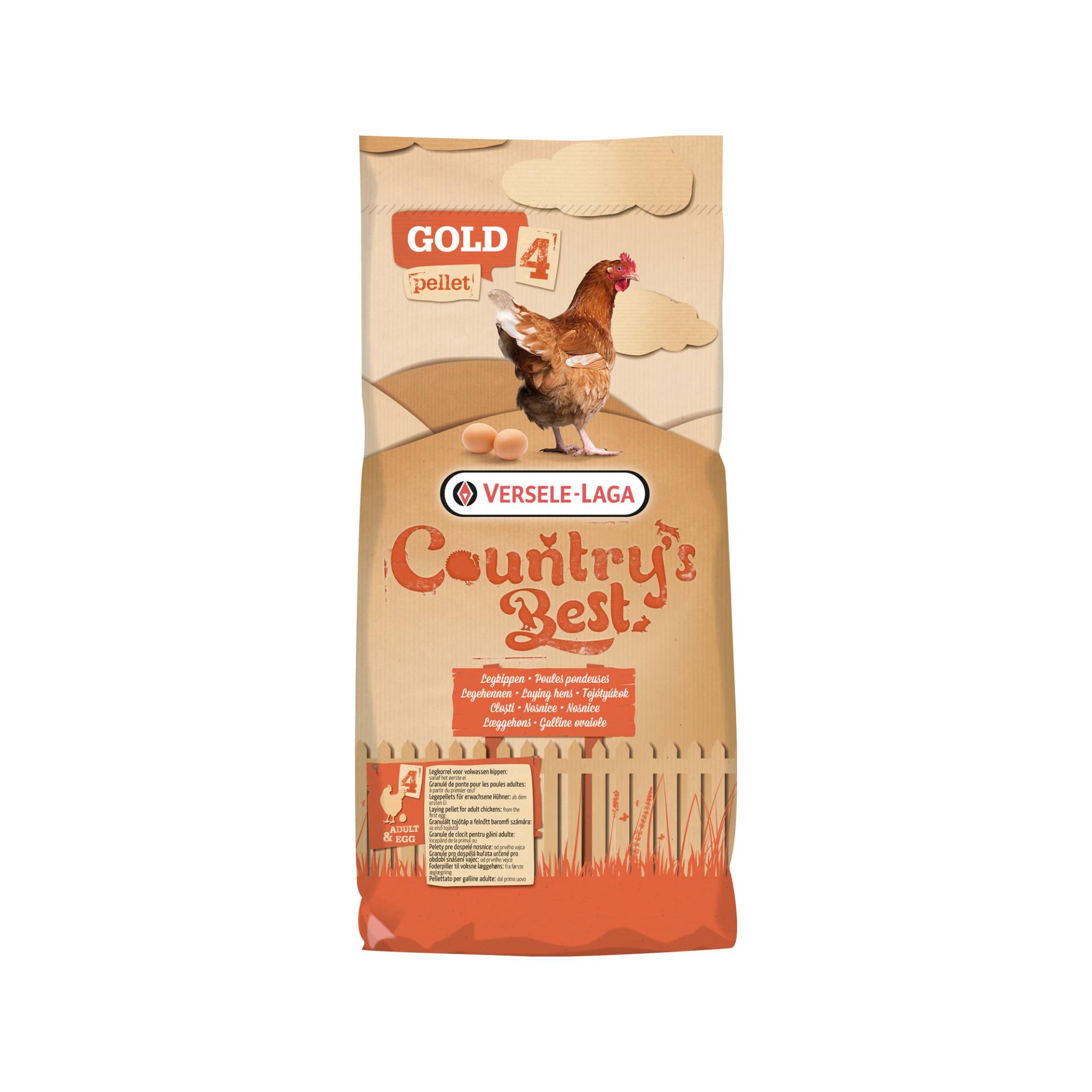 Versele-Laga Country's Best Gold 4 Gallico Pellet - 20 kg Versele-Laga Country's Best Gold 4 Gallico Pellet - 20 kg von Versele-Laga