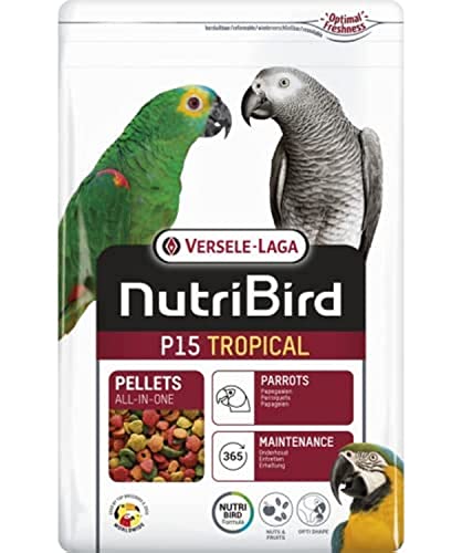 Versele-Laga Erhaltungsfutter Nutribird P15 Tropical für Papageien 1kg von Versele-Laga