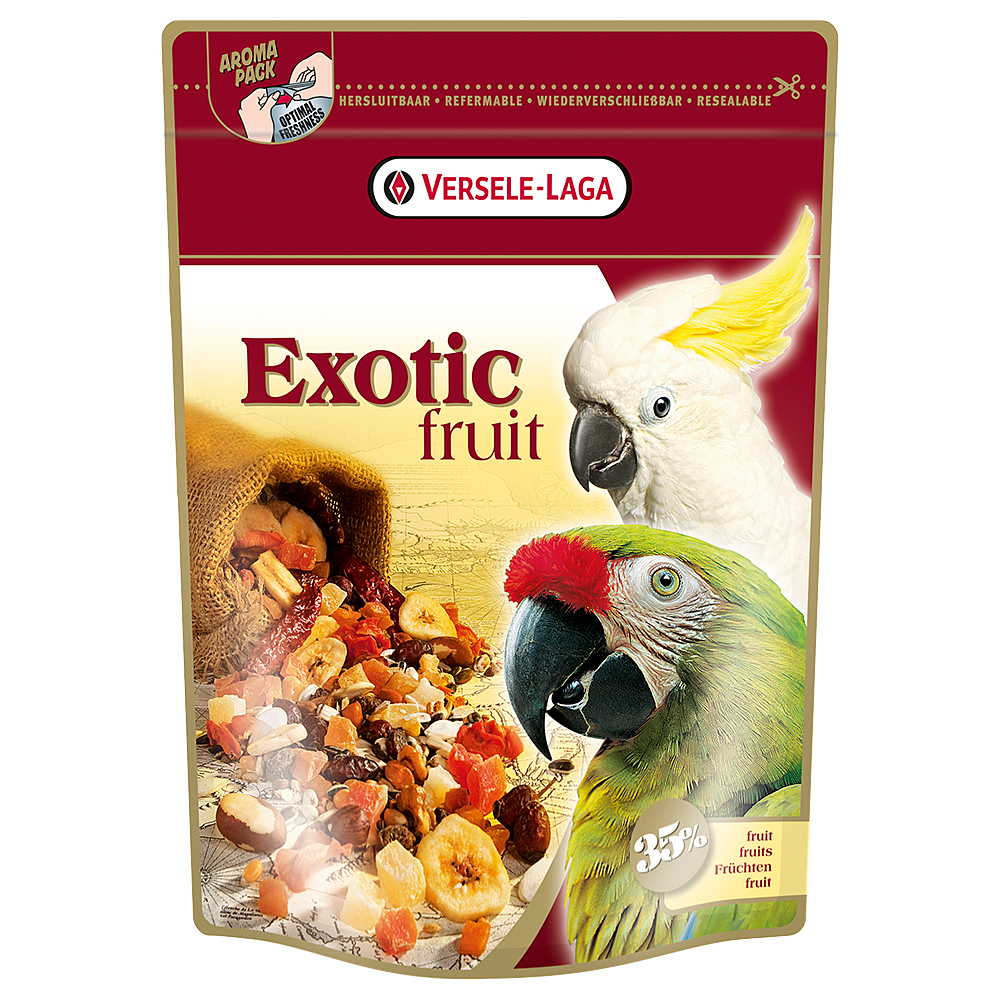Versele-Laga Exotic Fruit - Obstmischung für Papageien - 600 g von Versele Laga