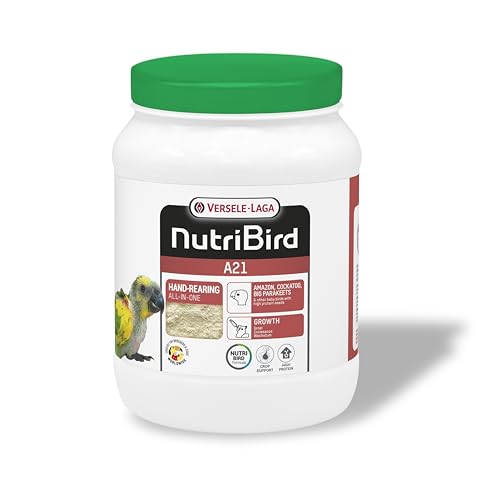 Versele-Laga NutriBird A21 | 800 g | Handaufzuchtfutter für Vögel bei erhöhtem Proteinbedarf | Zur Unterstützung Einer optimale Entwicklung zu gesunden Jungvögeln Versele-Laga NutriBird A21 | 800 g | Handaufzuchtfutter für Vögel bei erhöhtem Proteinbedarf | Zur Unterstützung Einer optimale Entwicklung zu gesunden Jungvögeln von Versele-Laga