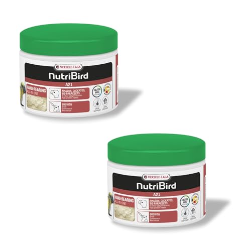 Versele-Laga NutriBird A21 | Doppelpack | 2 x 250 g | Handaufzuchtfutter für Vögel bei erhöhtem Proteinbedarf | Zur Unterstützung Einer optimale Entwicklung zu gesunden Jungvögeln Versele-Laga NutriBird A21 | Doppelpack | 2 x 250 g | Handaufzuchtfutter für Vögel bei erhöhtem Proteinbedarf | Zur Unterstützung Einer optimale Entwicklung zu gesunden Jungvögeln von Versele-Laga