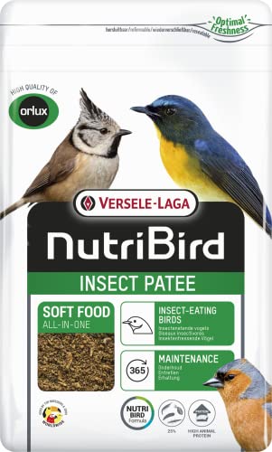 Versele-Laga NutriBird Insect Patee | 1 Kg | Komplettnahrung für alle insektenfressende Vögel von Versele-Laga
