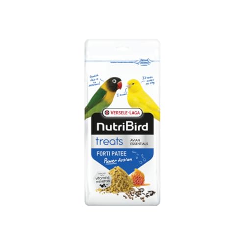 Versele-Laga NutriBird Treats Forti Patee Power Fusion | 250 g | Ergänzungsfutter für alle Zimmervögel | Mit Vitaminen, Mineralstoffen & Spurenelementen | Mit Lysin & Methionin Versele-Laga NutriBird Treats Forti Patee Power Fusion | 250 g | Ergänzungsfutter für alle Zimmervögel | Mit Vitaminen, Mineralstoffen & Spurenelementen | Mit Lysin & Methionin von Versele-Laga