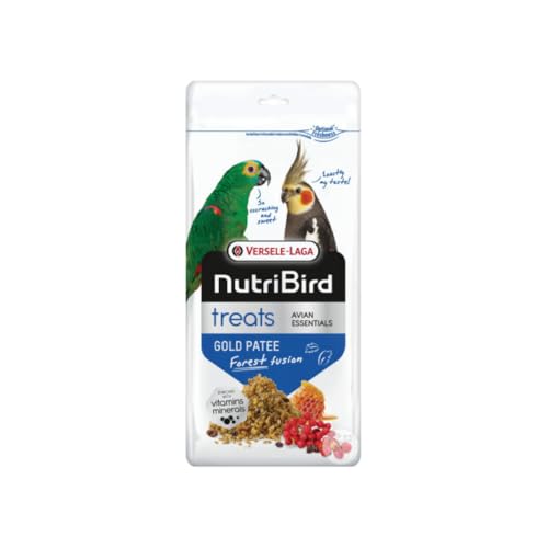 Versele-Laga NutriBird Treats Gold Patee Forest Fusion | 250 g | Ergänzungsfutter für Großsittiche | Mit 100% natürlichem Honig angefeuchtet | Enthält wichtiges Lysin und Methionin Versele-Laga NutriBird Treats Gold Patee Forest Fusion | 250 g | Ergänzungsfutter für Großsittiche | Mit 100% natürlichem Honig angefeuchtet | Enthält wichtiges Lysin und Methionin von Versele-Laga