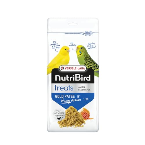 Versele-Laga NutriBird Treats Gold Patee Honey Fusion | 250 g | Ergänzungsfutter für Vögel | Mit 100% natürlichem Honig angefeuchtet | Enthält wichtiges Lysin und Methionin Versele-Laga NutriBird Treats Gold Patee Honey Fusion | 250 g | Ergänzungsfutter für Vögel | Mit 100% natürlichem Honig angefeuchtet | Enthält wichtiges Lysin und Methionin von Versele-Laga