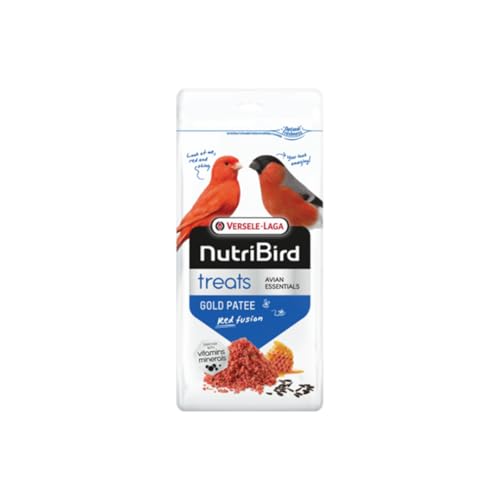 Versele-Laga NutriBird Treats Gold Patee Red Fusion | 250 g | Ergänzungsfutter für rote Sittiche | Mit 100% natürlichem Honig angefeuchtet | Enthält wichtiges Lysin und Methionin Versele-Laga NutriBird Treats Gold Patee Red Fusion | 250 g | Ergänzungsfutter für rote Sittiche | Mit 100% natürlichem Honig angefeuchtet | Enthält wichtiges Lysin und Methionin von Versele-Laga