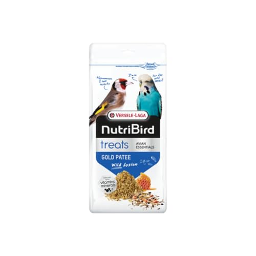 Versele-Laga NutriBird Treats Gold Patee Wild Fusion | 250 g | Ergänzungsfutter für alle Zimmervögel | Mit Wildsamen, Maden & Gammarus | Mit 100% natürlichem Honig angereichert Versele-Laga NutriBird Treats Gold Patee Wild Fusion | 250 g | Ergänzungsfutter für alle Zimmervögel | Mit Wildsamen, Maden & Gammarus | Mit 100% natürlichem Honig angereichert von Versele-Laga