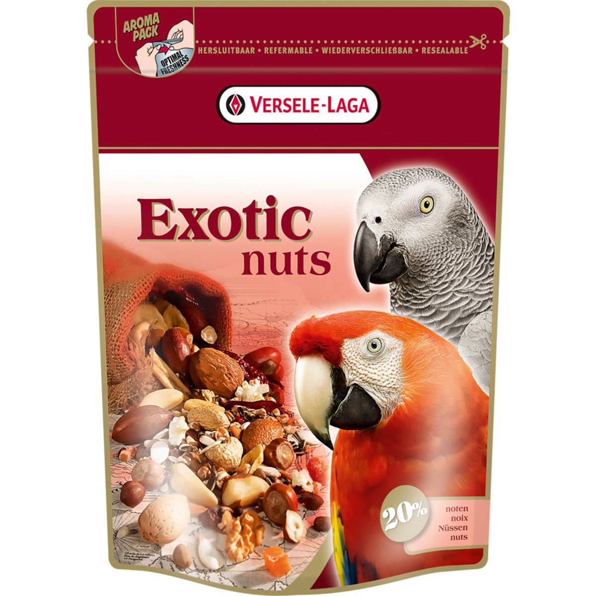 Versele Laga Prestige Premium Papageien Exotic Nuts Mix 2x750g von Versele Laga