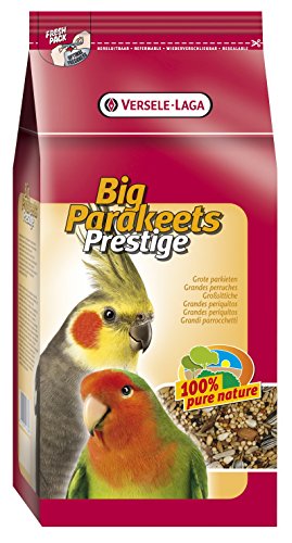 Versele Laga Vogelfutter für Großsittiche 1 kg, 3er Pack (3 x 1 kg) von Versele-Laga