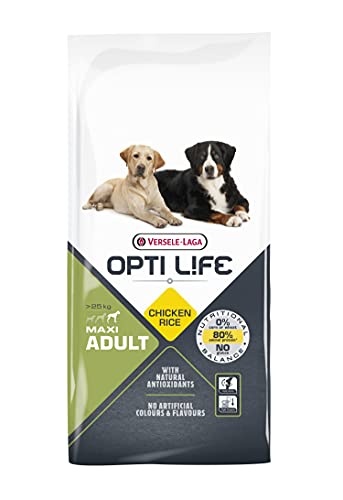 VERSELE-LAGA - Opti Life Adult Maxi - Trockenfutter für Hunde - Große Rassen - 12,5kg von Versele-Laga