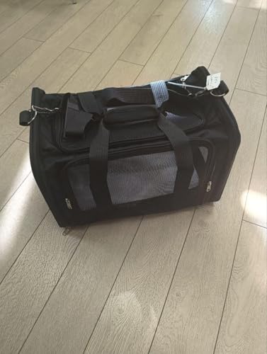 Transportbox für Haustiere, von Fluggesellschaften zugelassen (42,9 x 27,9 x 29 cm), Katzentragetasche, Hundetragetasche für mittelgroße und kleine Katzen, kleine Welpen, Kätzchen von Vertical-Pro