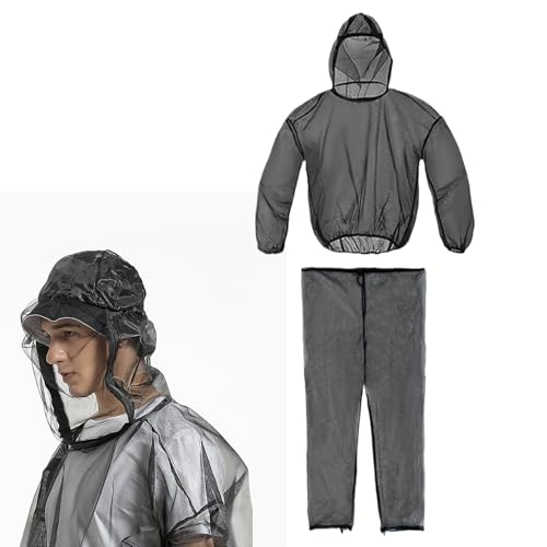 Vesidoloy Fliegenresistente Kleidung | Atmungsaktiver Fliegenanzug | Atmungsaktive Flexible Schutzausrüstung Für Camping Wandern Angeln Reisen Outdoor Aktivitäten von Vesidoloy