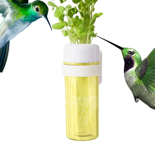 Vesidoloy Futterspender für Papageiengemüse, Sittich-Gemüsehalter mit Wasserspeicher-Design für Käfig, hält Grüns frisch, Haustier-Vogelfutterbehälter für Sittiche, Nymphensittiche, Finken, Spatzen von Vesidoloy