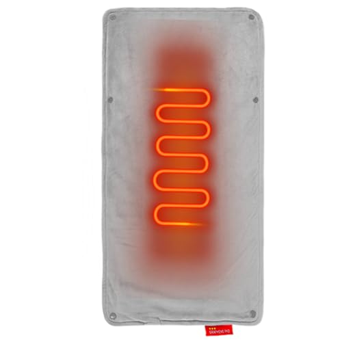 Vesidoloy Heizkissen | Elektrische Wärmematte Für Inneneinsatz Beheizbar | Wiederaufladbar Wasserdicht 58X28CM Matte Für Haustiere Katzen Kleine Hunde Frauen Welpen Männer Winter Kaltes Wetter von Vesidoloy